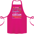 Autism Grandfathers Day Autistic ASD Cotton Apron 100% Organic Pink