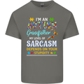 Autism Grandfathers Day Autistic ASD Mens Cotton T-Shirt Tee Top Charcoal
