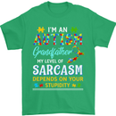 Autism Grandfathers Day Autistic ASD Mens T-Shirt Cotton Gildan Irish Green