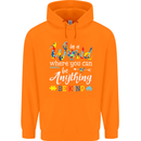 Autism In a World Be Kind Autistic ASD Childrens Kids Hoodie Orange