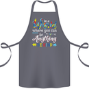 Autism In a World Be Kind Autistic ASD Cotton Apron 100% Organic Steel