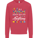 Autism In a World Be Kind Autistic ASD Kids Sweatshirt Jumper Heliconia