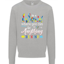 Autism In a World Be Kind Autistic ASD Kids Sweatshirt Jumper Sports Grey