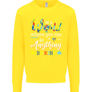 Autism In a World Be Kind Autistic ASD Kids Sweatshirt Jumper Yellow