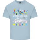 Autism In a World Be Kind Autistic ASD Kids T-Shirt Childrens Light Blue