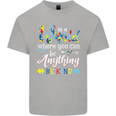Autism In a World Be Kind Autistic ASD Kids T-Shirt Childrens Sports Grey