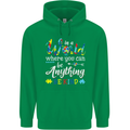 Autism In a World Be Kind Autistic ASD Mens 80% Cotton Hoodie Irish Green