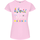 Autism In a World Be Kind Autistic ASD Womens Petite Cut T-Shirt Light Pink