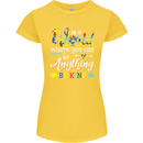 Autism In a World Be Kind Autistic ASD Womens Petite Cut T-Shirt Yellow