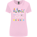 Autism In a World Be Kind Autistic ASD Womens Wider Cut T-Shirt Light Pink