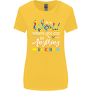 Autism In a World Be Kind Autistic ASD Womens Wider Cut T-Shirt Yellow