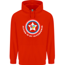 Autism Is My Superpower Autistic Childrens Kids Hoodie Bright Red