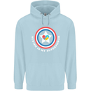 Autism Is My Superpower Autistic Childrens Kids Hoodie Light Blue