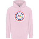 Autism Is My Superpower Autistic Childrens Kids Hoodie Light Pink