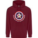 Autism Is My Superpower Autistic Childrens Kids Hoodie Maroon