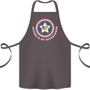 Autism Is My Superpower Autistic Cotton Apron 100% Organic Dark Grey