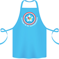 Autism Is My Superpower Autistic Cotton Apron 100% Organic Turquoise