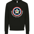 Autism Is My Superpower Autistic Kids Sweatshirt Jumper Black