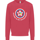 Autism Is My Superpower Autistic Kids Sweatshirt Jumper Heliconia