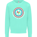 Autism Is My Superpower Autistic Kids Sweatshirt Jumper Peppermint