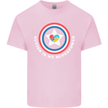 Autism Is My Superpower Autistic Kids T-Shirt Childrens Light Pink