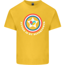 Autism Is My Superpower Autistic Kids T-Shirt Childrens Yellow