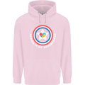 Autism Is My Superpower Autistic Mens 80% Cotton Hoodie Light Pink