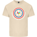 Autism Is My Superpower Autistic Mens Cotton T-Shirt Tee Top Natural