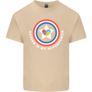 Autism Is My Superpower Autistic Mens Cotton T-Shirt Tee Top Sand