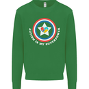 Autism Is My Superpower Autistic Mens Sweatshirt Jumper Irish Green