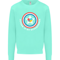 Autism Is My Superpower Autistic Mens Sweatshirt Jumper Peppermint