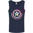 Autism Is My Superpower Autistic Mens Vest Tank Top Navy Blue