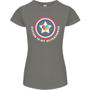 Autism Is My Superpower Autistic Womens Petite Cut T-Shirt Charcoal