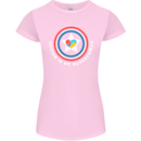 Autism Is My Superpower Autistic Womens Petite Cut T-Shirt Light Pink