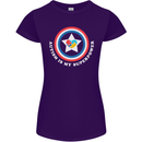 Autism Is My Superpower Autistic Womens Petite Cut T-Shirt Purple