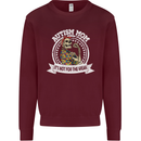 Autism Mom It's Not for the Weak Autistic Kids Sweatshirt Jumper Maroon