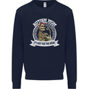 Autism Mom It's Not for the Weak Autistic Kids Sweatshirt Jumper Navy Blue