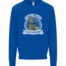 Autism Mom It's Not for the Weak Autistic Kids Sweatshirt Jumper Royal Blue