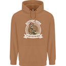 Autism Mom It's Not for the Weak Autistic Mens 80% Cotton Hoodie Caramel Latte