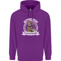 Autism Mom It's Not for the Weak Autistic Mens 80% Cotton Hoodie Purple