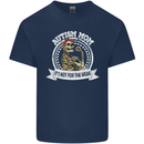 Autism Mom It's Not for the Weak Autistic Mens Cotton T-Shirt Tee Top Navy Blue
