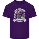 Autism Mom It's Not for the Weak Autistic Mens Cotton T-Shirt Tee Top Purple