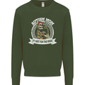 Autism Mom It's Not for the Weak Autistic Mens Sweatshirt Jumper Forest Green