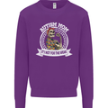 Autism Mom It's Not for the Weak Autistic Mens Sweatshirt Jumper Purple