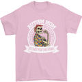 Autism Mom It's Not for the Weak Autistic Mens T-Shirt Cotton Gildan Light Pink