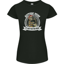 Autism Mom It's Not for the Weak Autistic Womens Petite Cut T-Shirt Black