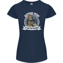 Autism Mom It's Not for the Weak Autistic Womens Petite Cut T-Shirt Navy Blue