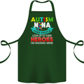 Autism Nana Grandparents Autistic ASD Cotton Apron 100% Organic Forest Green