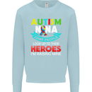 Autism Nana Grandparents Autistic ASD Mens Sweatshirt Jumper Light Blue