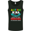 Autism Nana Grandparents Autistic ASD Mens Vest Tank Top Black
